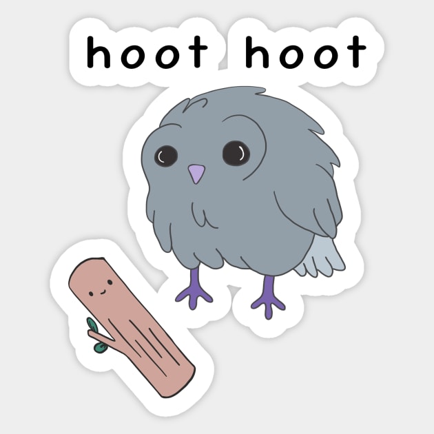 Hoot! Sticker by Beni-Shoga-Ink